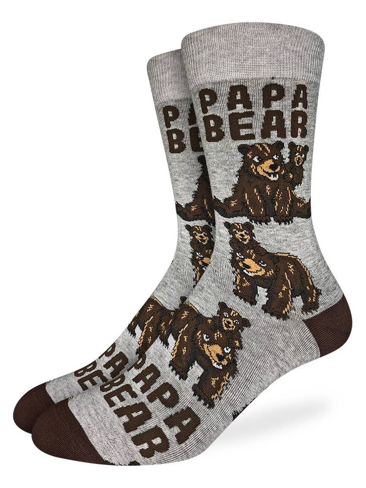 Men's Papa Bear Socks - Shoe Size 7-12