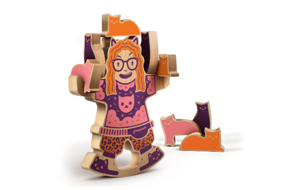Crazy Cat Lady Stacking Game