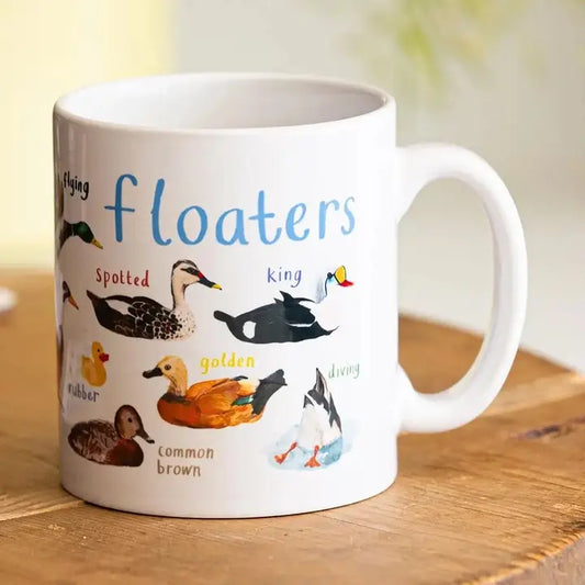 Floaters Bird Pun Mug