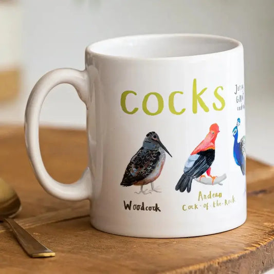 Cocks Bird Pun Mug