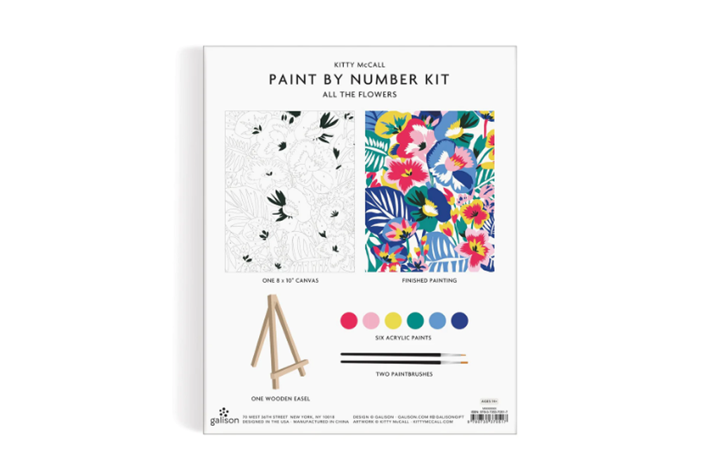 Kitty McCall Paint By Number Kit - All The Flowers