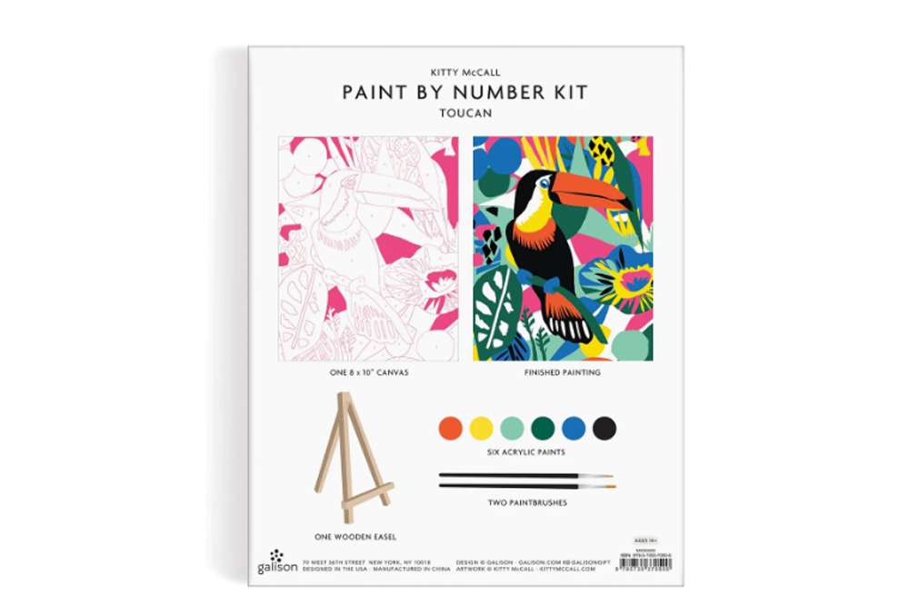 Kitty McCall Paint By Number Kit - Toucan