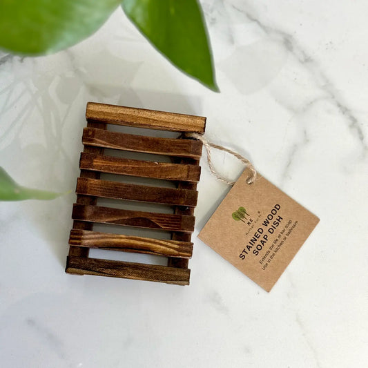 Stained Wood Soap Dish - Oh, Hello Companies