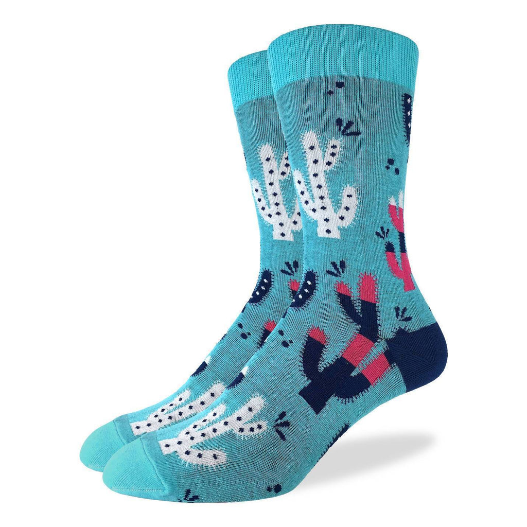 Men's Fun Cactus Socks - Shoe Size 7-12