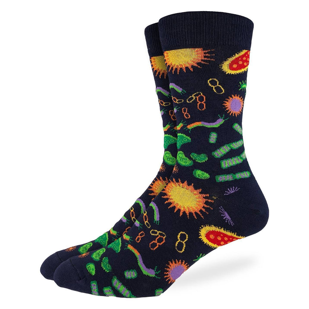 Men's Germs Socks - Shoe Size 7-12