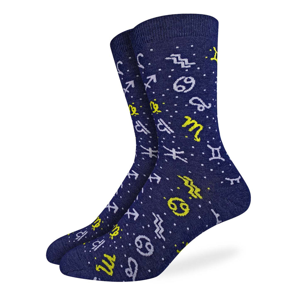 Men's Zodiac Signs Socks - Shoe Size 7-12