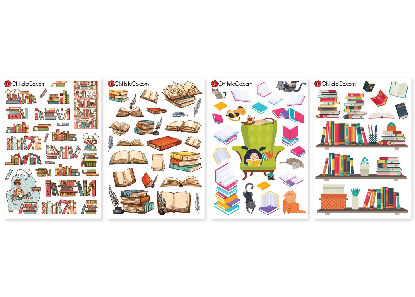 Bibliophile Stickers