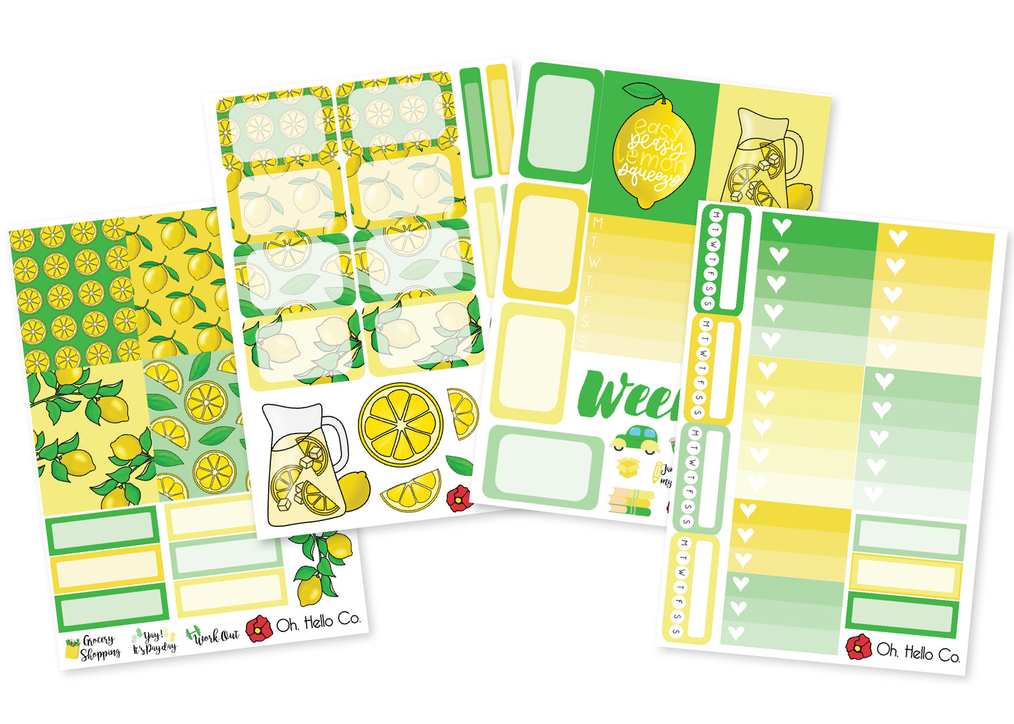 Lemons Weekly Kit Stickers