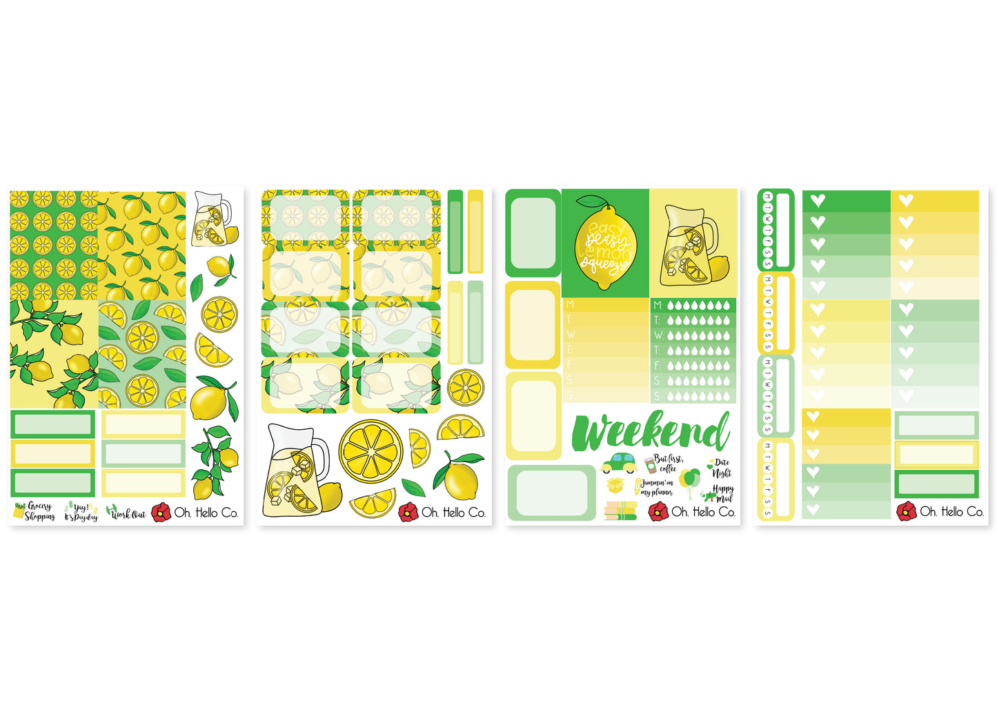 Lemons Weekly Kit Stickers