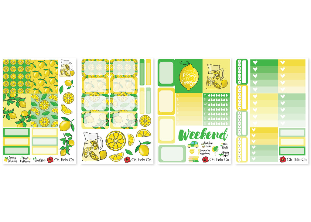 Lemons Weekly Kit Stickers