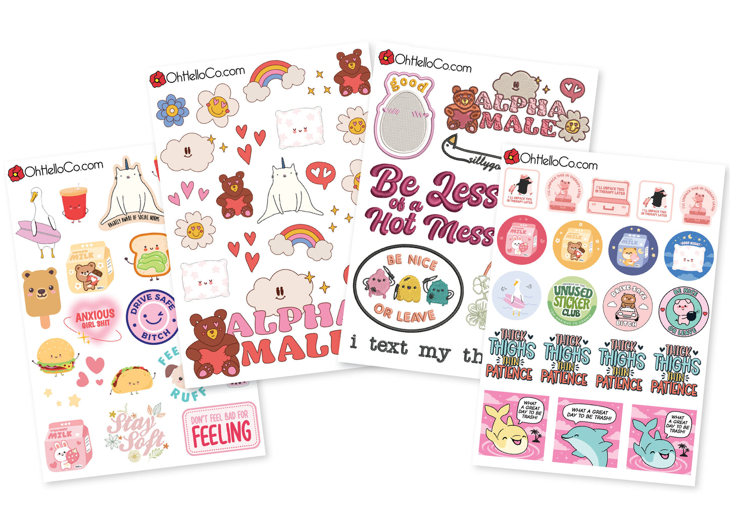 Be a Big Softie Sticker Set