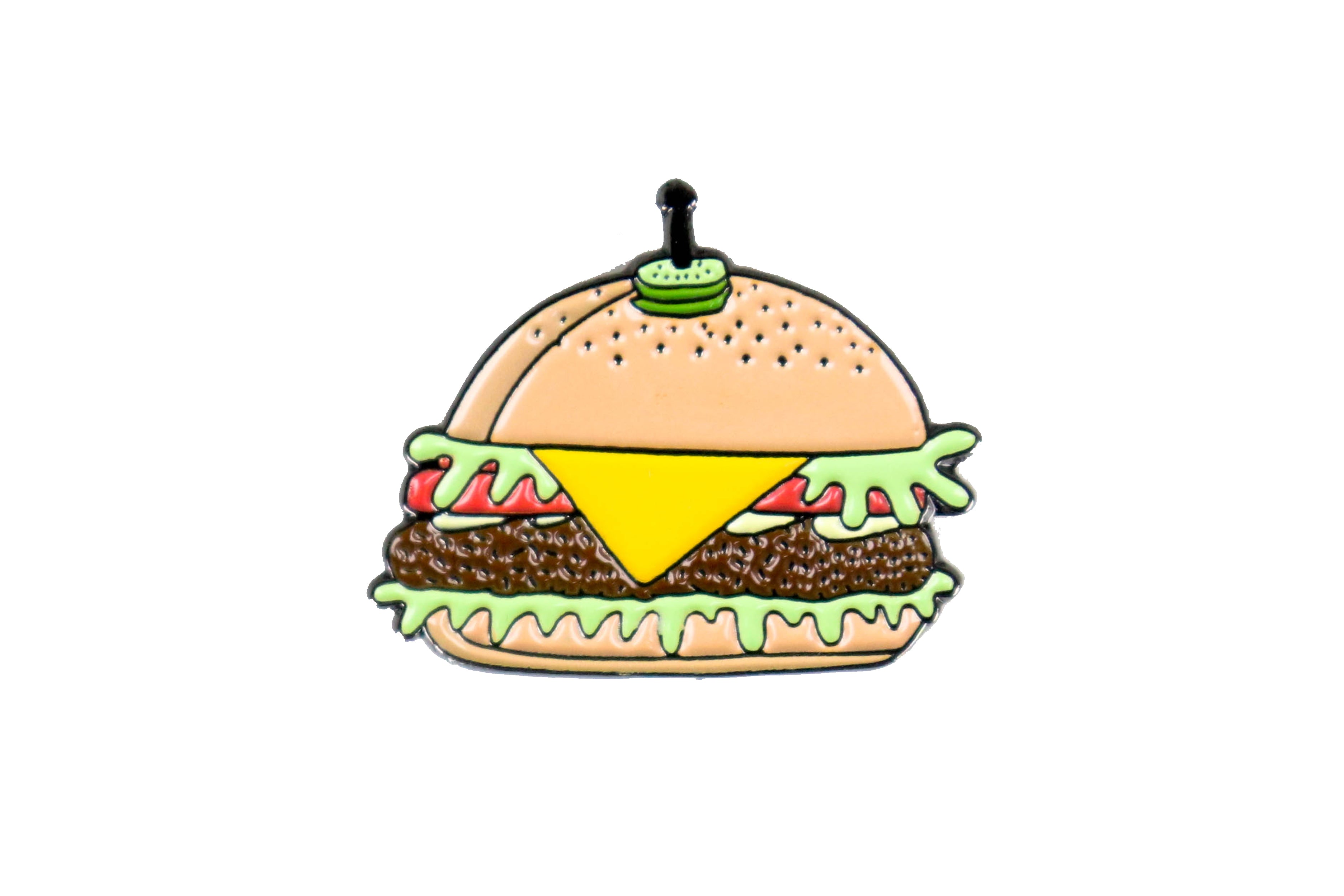 Cheese Burger Enamel Pin – Oh, Hello Companies