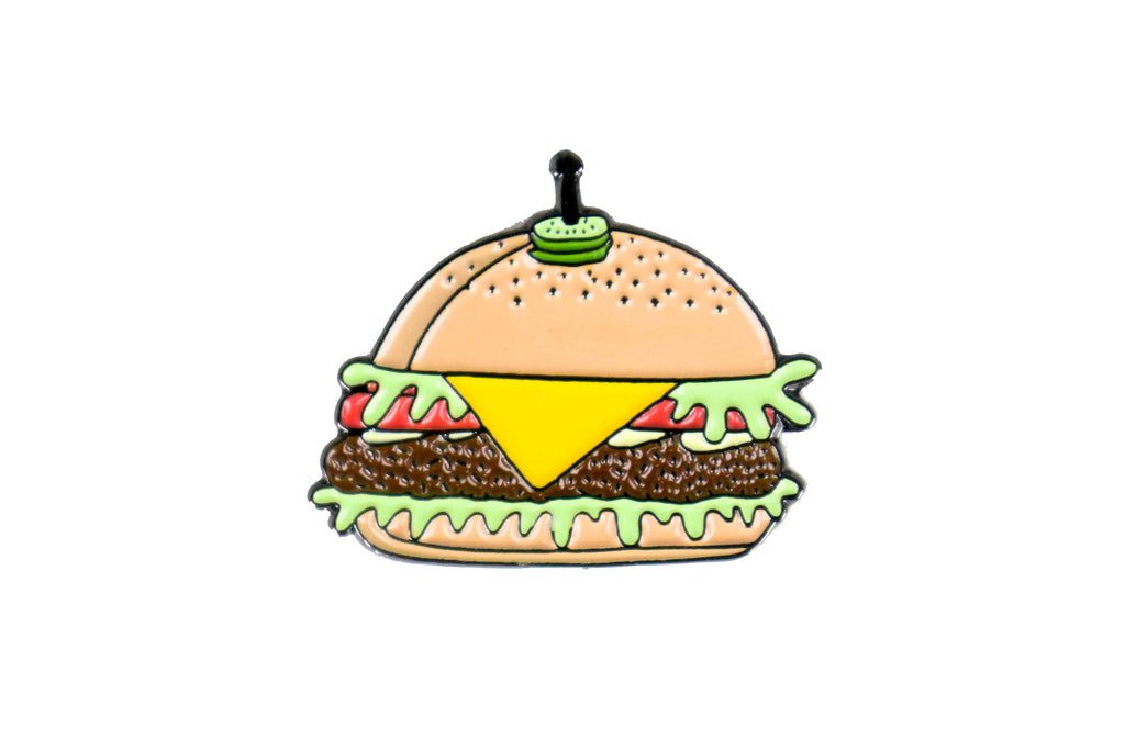 Cheese Burger Enamel Pin