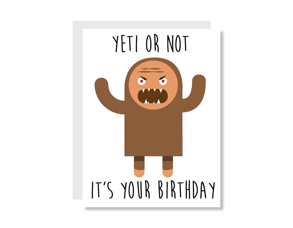 Funny Birthday Greeting Card Set or Single - Set #12