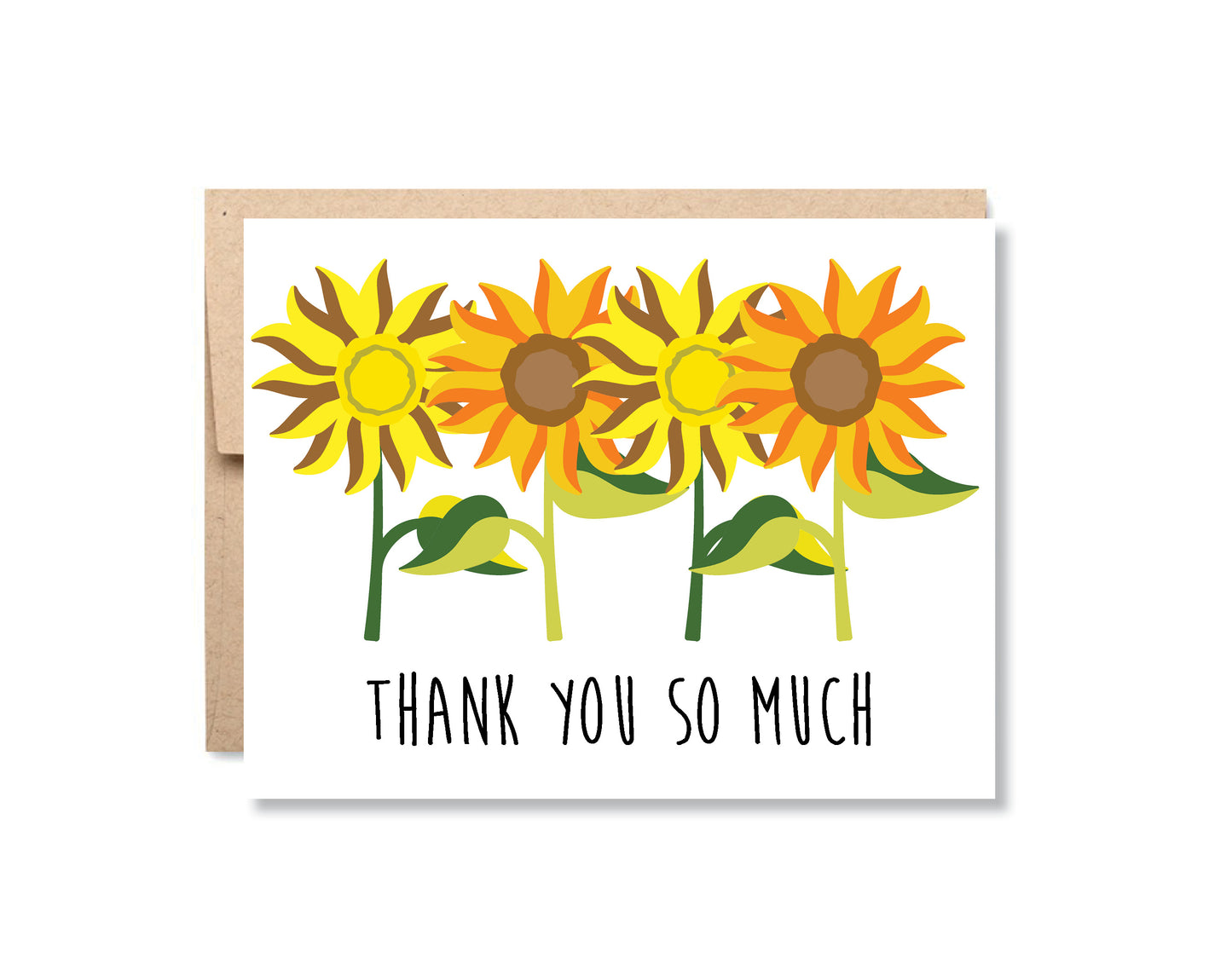 Thank You Greeting Card Set or Single - Set #8