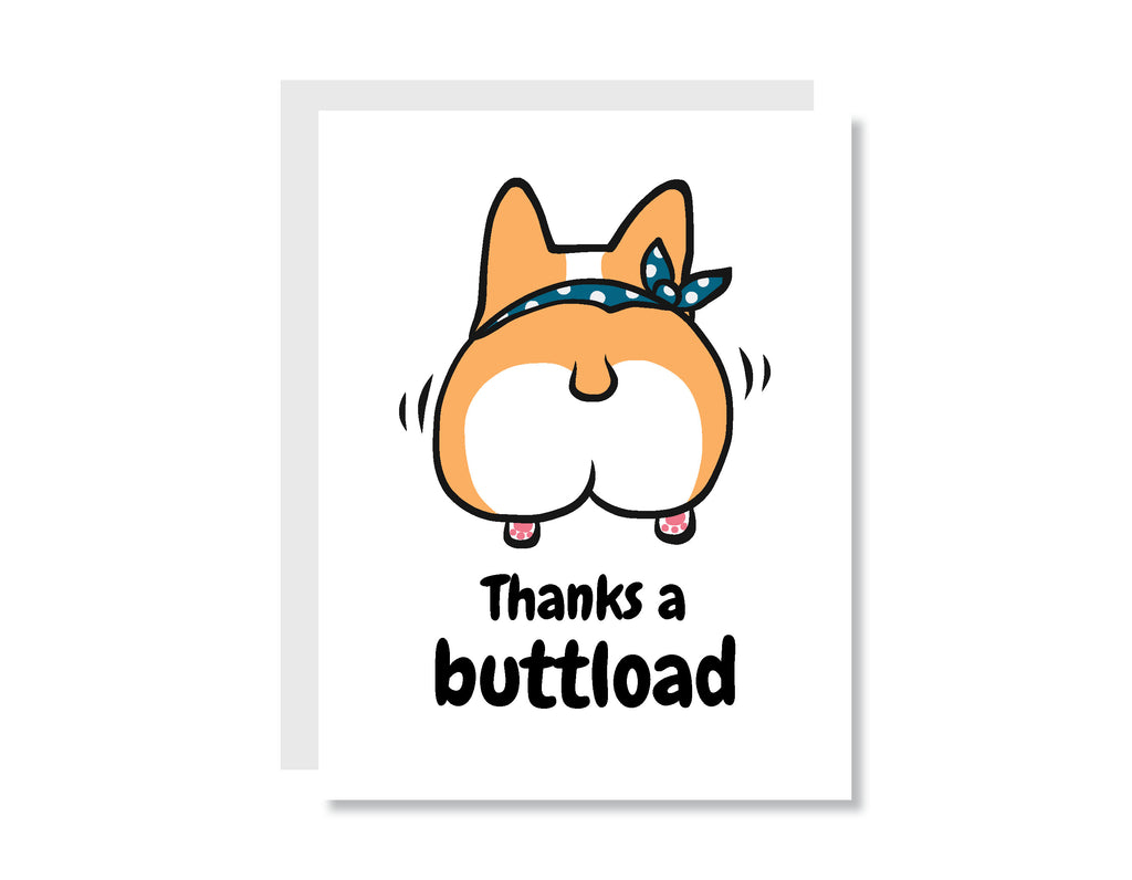 Funny Thank You Greeting Card Set or Single - Set #1