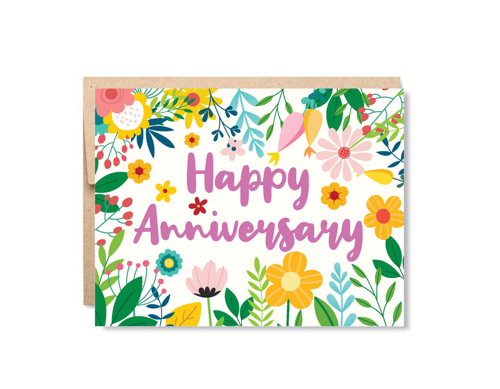 Anniversary Greeting Card Set or Single - Set #26
