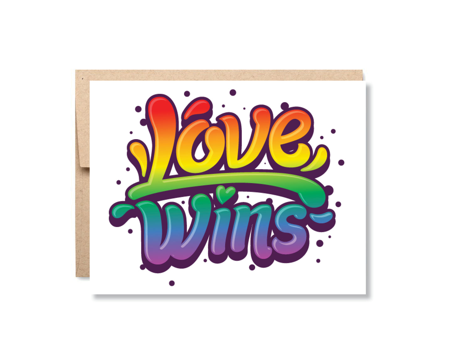 Love Wins Greeting Card Set or Single - Set #37