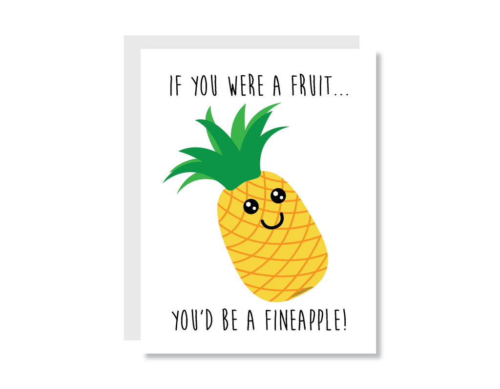 It's All About Food and Puns Greeting Card Set or Single - Set #36