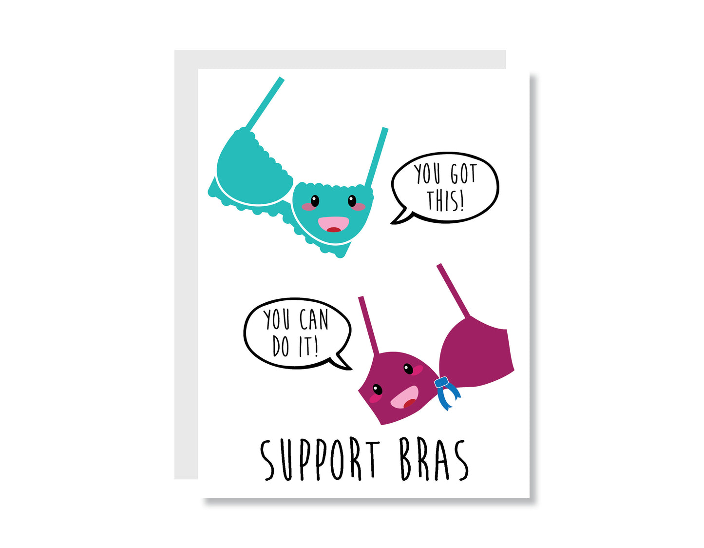 Funny Friendship Greeting Card Set or Single - Set #22