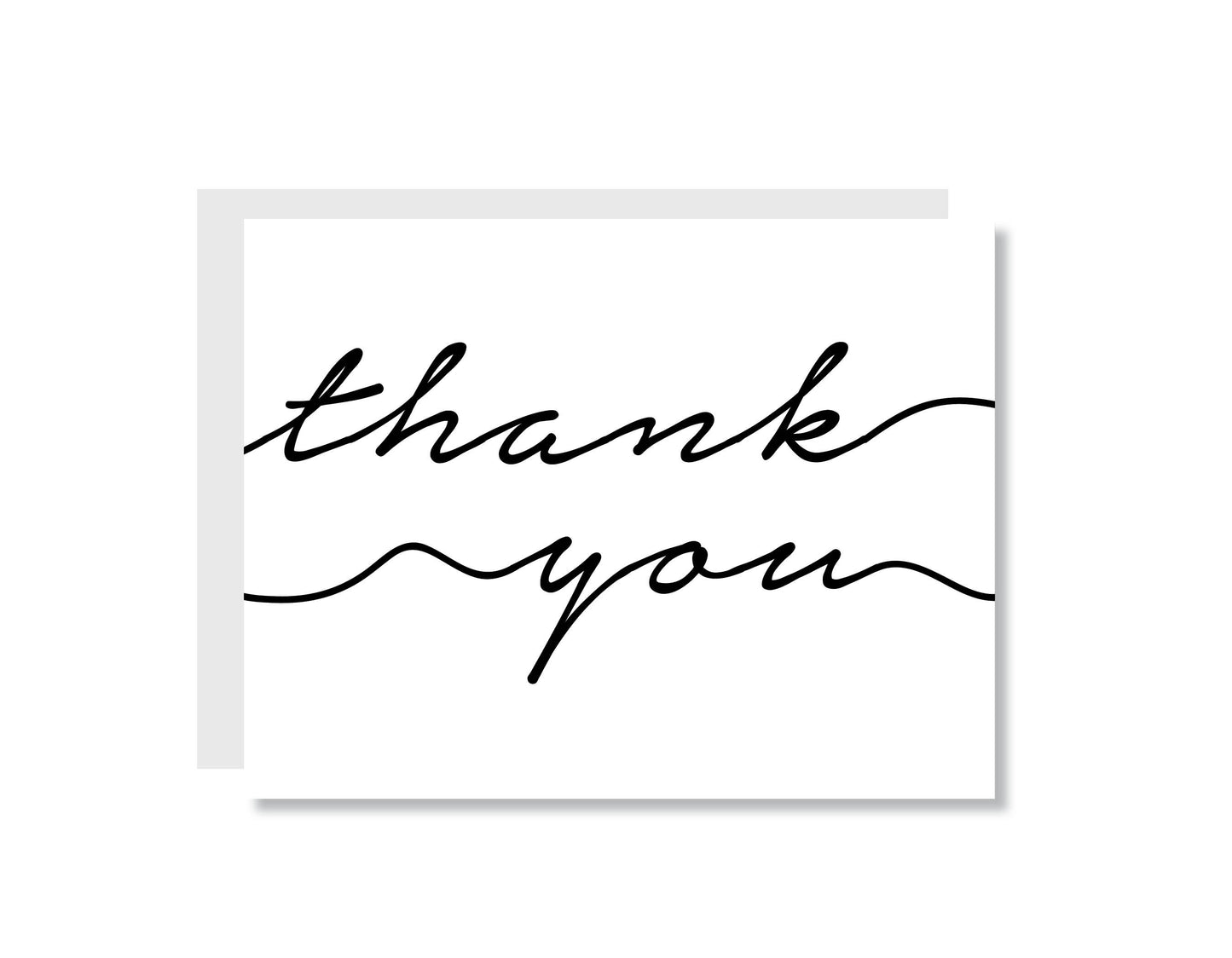 Thank You Greeting Card Set or Single - Set #8