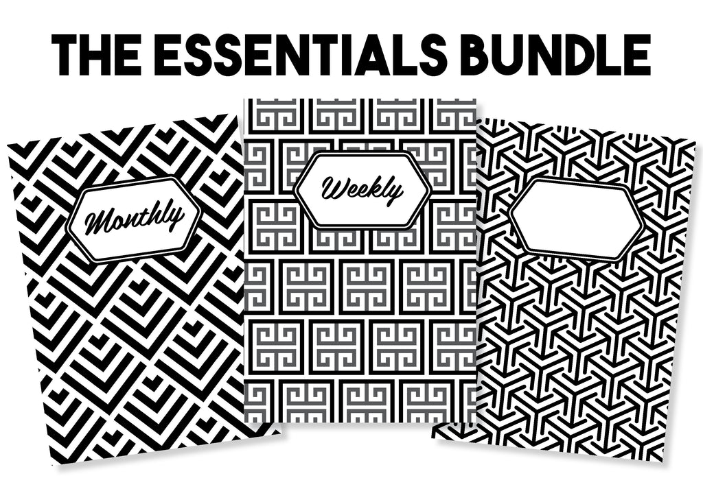 The Essentials Bundle - Traveler's Notebook Inserts - Oh, Hello Stationery Co. bullet journal Erin Condren stickers scrapbook planner case customized gifts mugs Travlers Notebook unique fun 