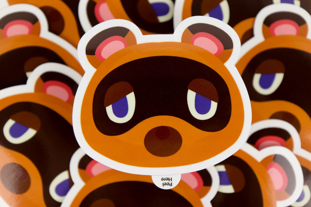 Tom Nook Animal Crossing Vinyl Sticker
