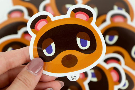 Tom Nook Animal Crossing Vinyl Sticker