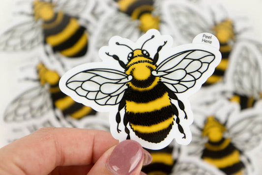 Little Honey Bee Vinyl Sticker