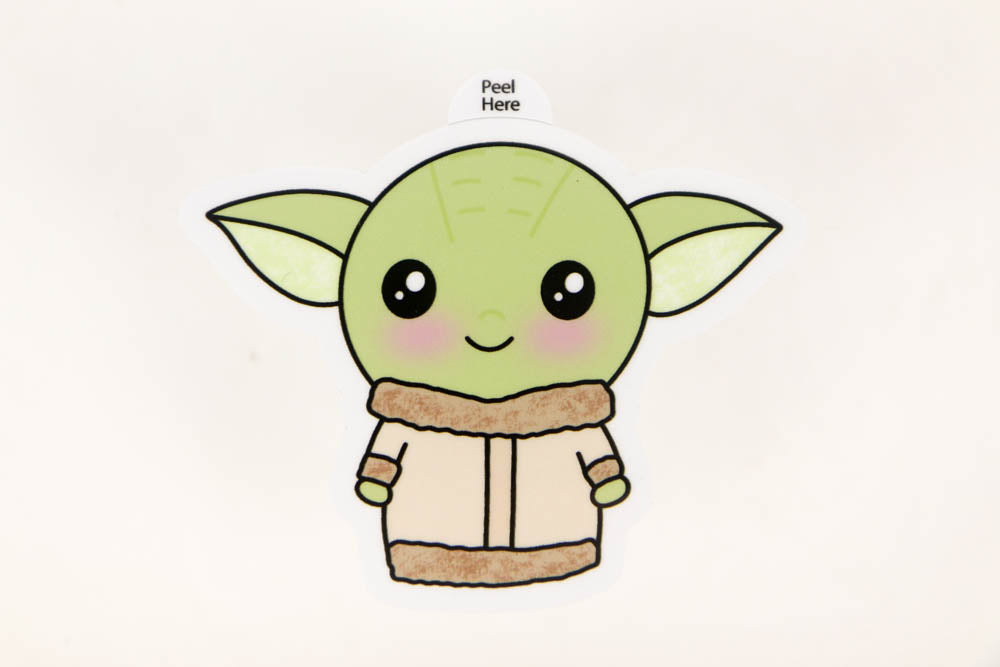 Baby Yoda Vinyl Sticker