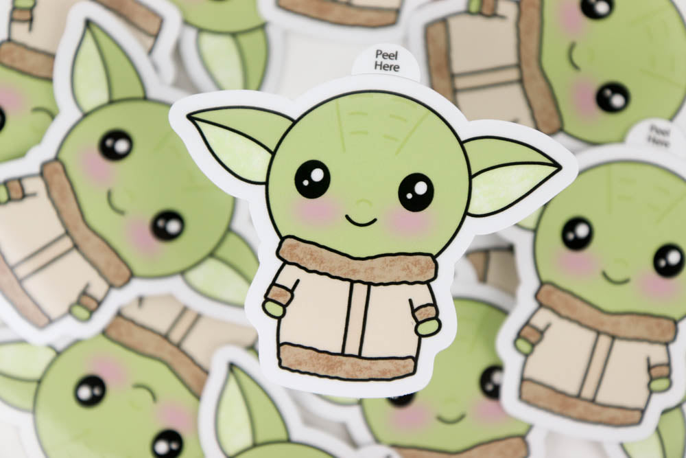 Baby Yoda Vinyl Sticker