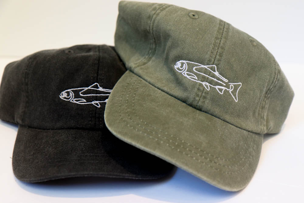 Embroidered Tasteful Trout Hat