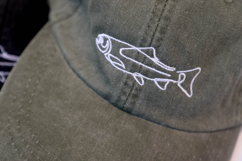 Embroidered Tasteful Trout Hat