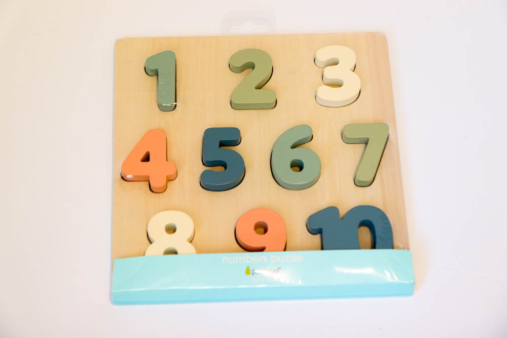 Wooden Numbers Puzzle