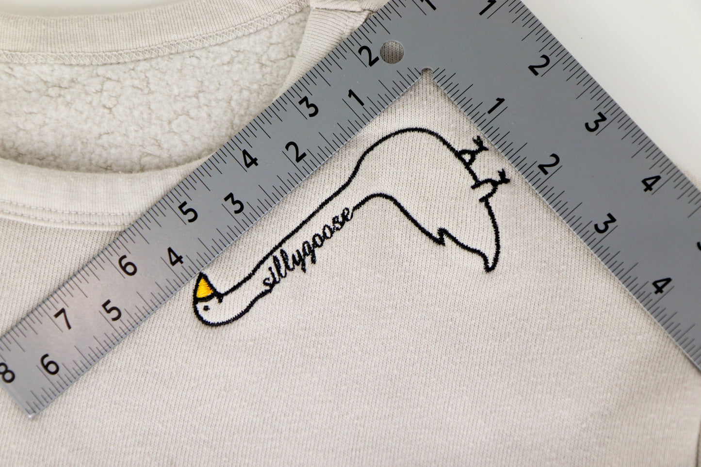 Embroidered Silly Goose Sweatshirt