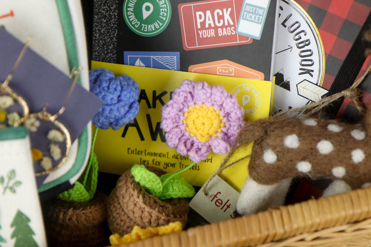 Hand-Knitted Flowers & Cacti