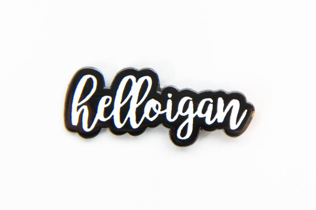 Helloigan Enamel Pin - Oh, Hello Stationery Co. bullet journal Erin Condren stickers scrapbook planner case customized gifts mugs Travlers Notebook unique fun 