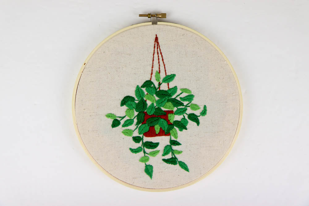 Plant Embroidery Kit - Great for Beginners