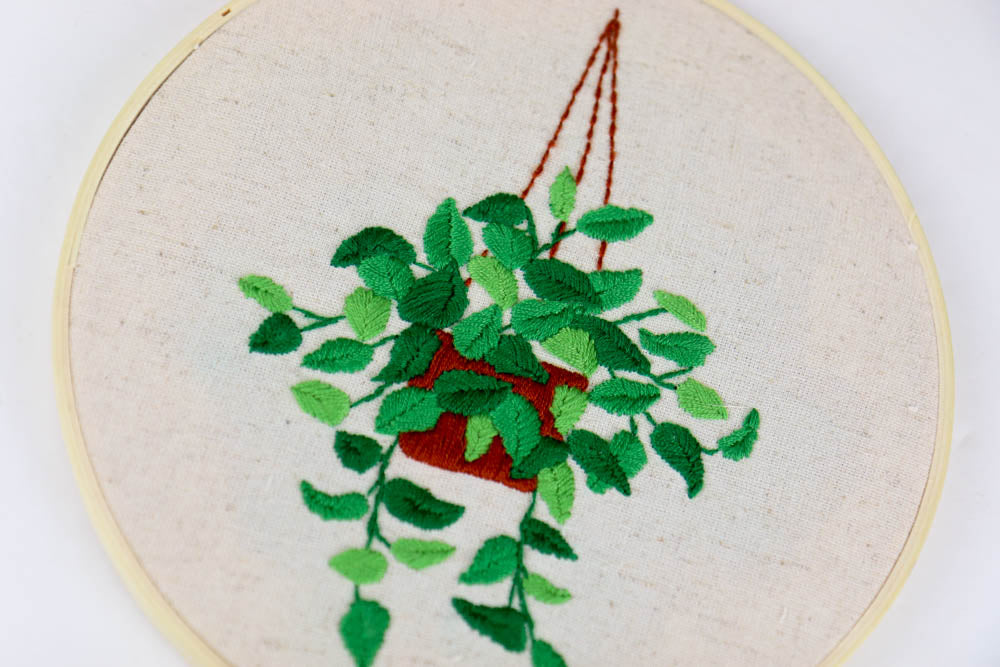 Plant Embroidery Kit - Great for Beginners