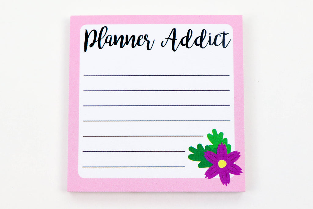 Planner Addict Sticky Notes - Oh, Hello Stationery Co. bullet journal Erin Condren stickers scrapbook planner case customized gifts mugs Travlers Notebook unique fun 