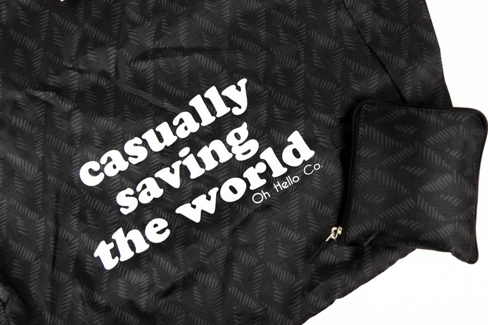 Casually Saving the World Reusable Tote