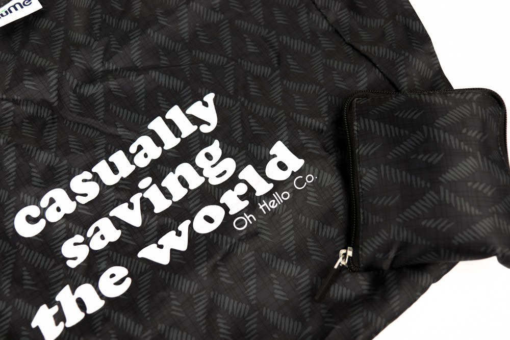 Casually Saving the World Reusable Tote