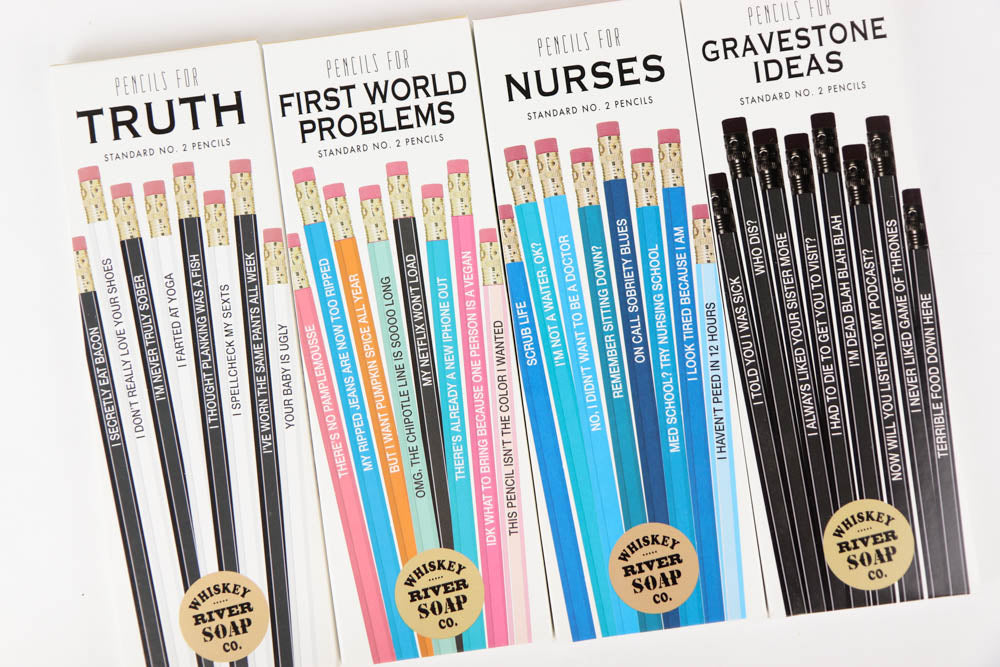 Whiskey River Pencils - Many Varieties
