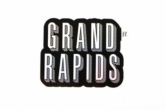 Grand Rapids Holographic Vinyl Sticker