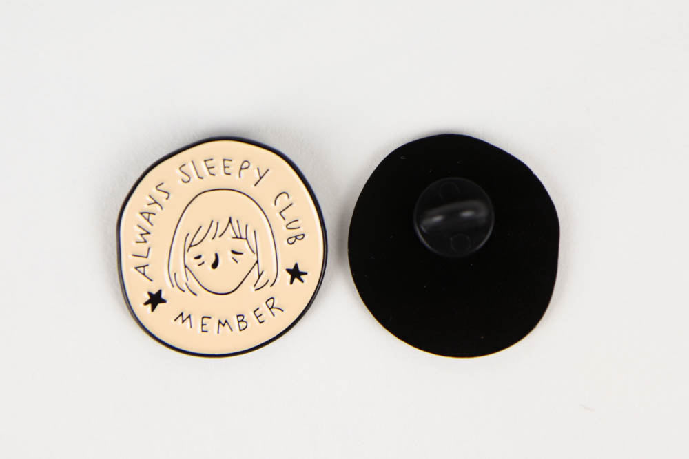 Always Sleepy Club Enamel Pin
