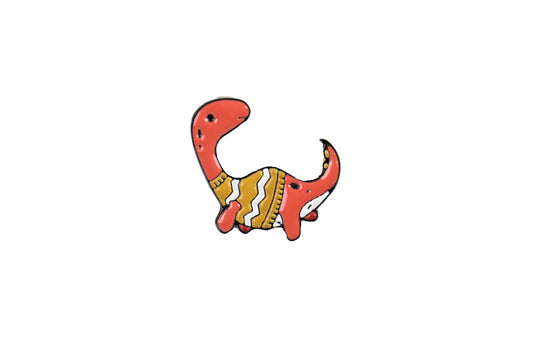 Dino Sweater Enamel Pin