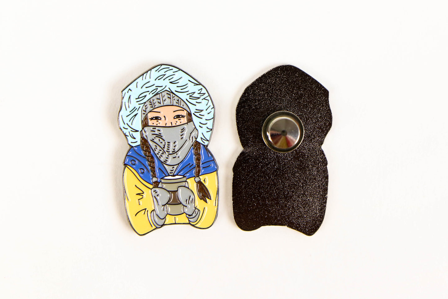 Cold AF Enamel Pin