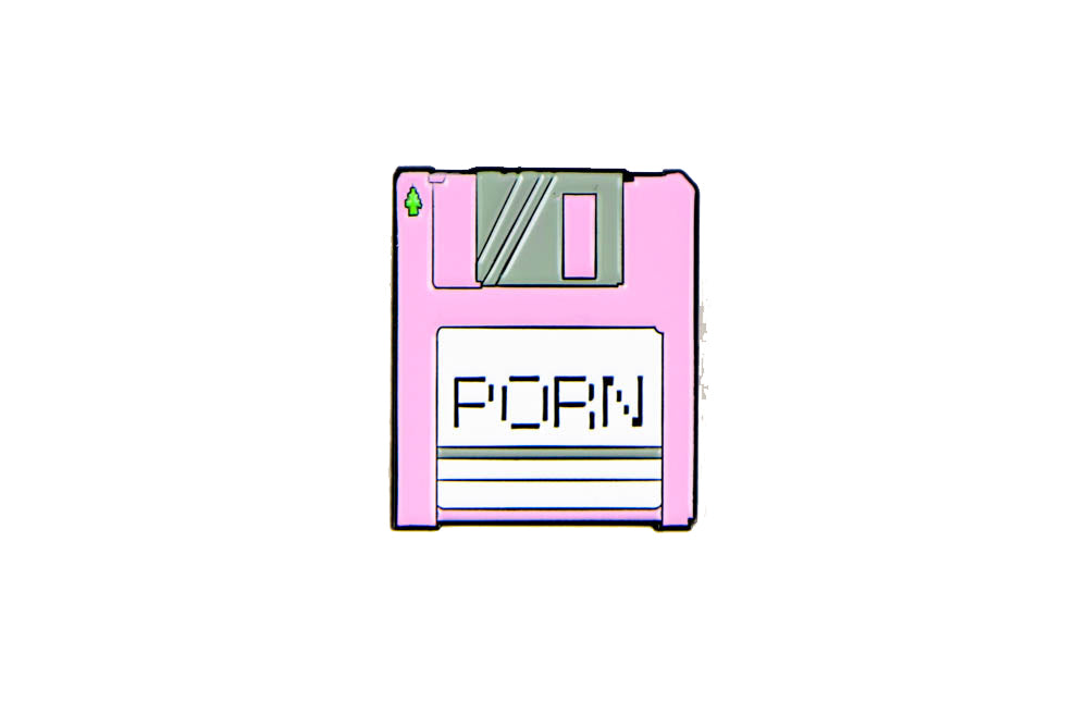 Porn Floppy Disk Enamel Pin