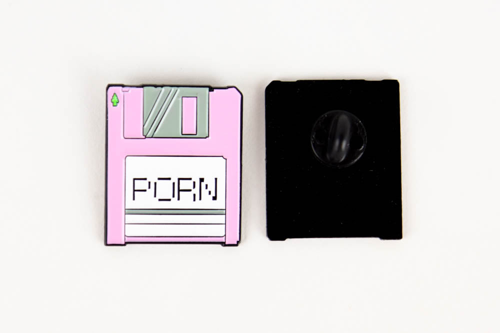 Foopy Com - Porn Floppy Disk Enamel Pin â€“ Oh, Hello Companies
