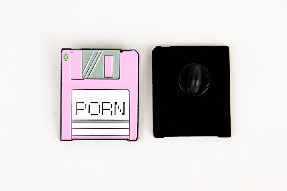 Porn Floppy Disk Enamel Pin